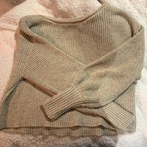 Garage off the shoulder Knit sweater